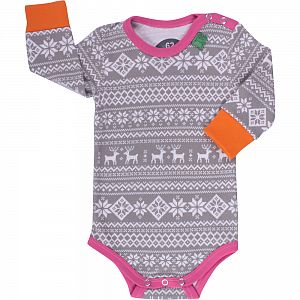 Bodys Nordic pink und blau