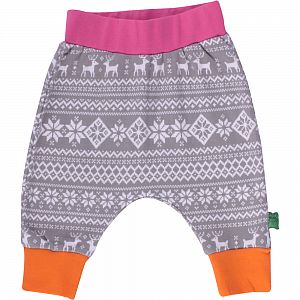 Gemütlich-Hosen Nordic pink und blau