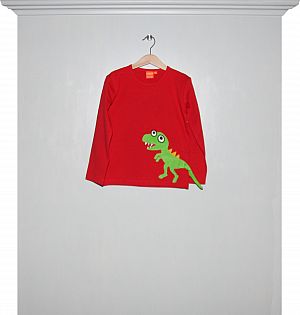 Langarmshirts rot T-Rex