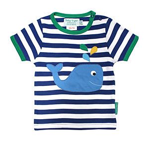 T-Shirts bunter Fisch und Walfisch