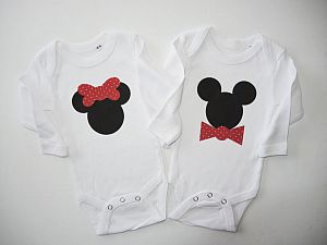 Bodys Minnie und Micky