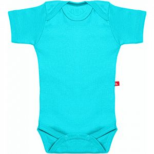 Bodys kurzarm aqua und navy