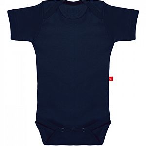 Bodys kurzarm aqua und navy