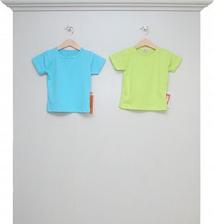 T-Shirts aqua und lime