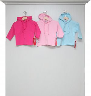 Sweatshirt-Kapuzenjacken fuchsia, pink und oxigen