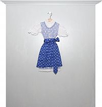 Dirndl Anna royalblau