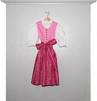 Dirndl Annie klassik rosa-magenta