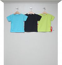 T-Shirts aqua, navy und lime