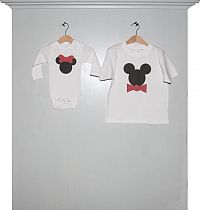 Body Minnie und T-Shirt Micky